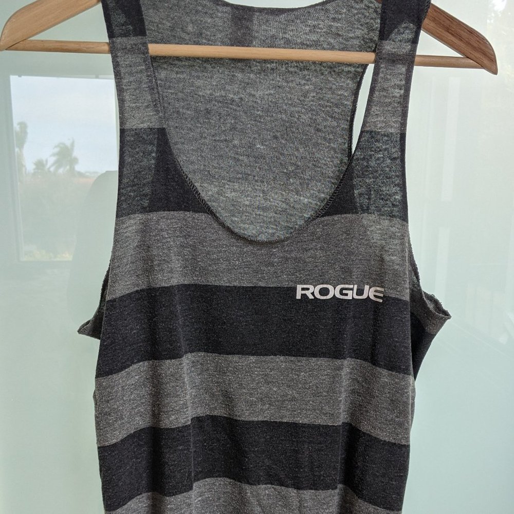 Rogue Fitness Striped racerback tank